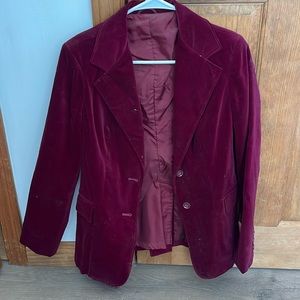 Vintage velvet blazer